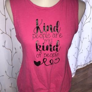 Kind People Pink Tank Top